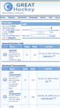 Mobile Screenshot of greathockey.fameforge.com
